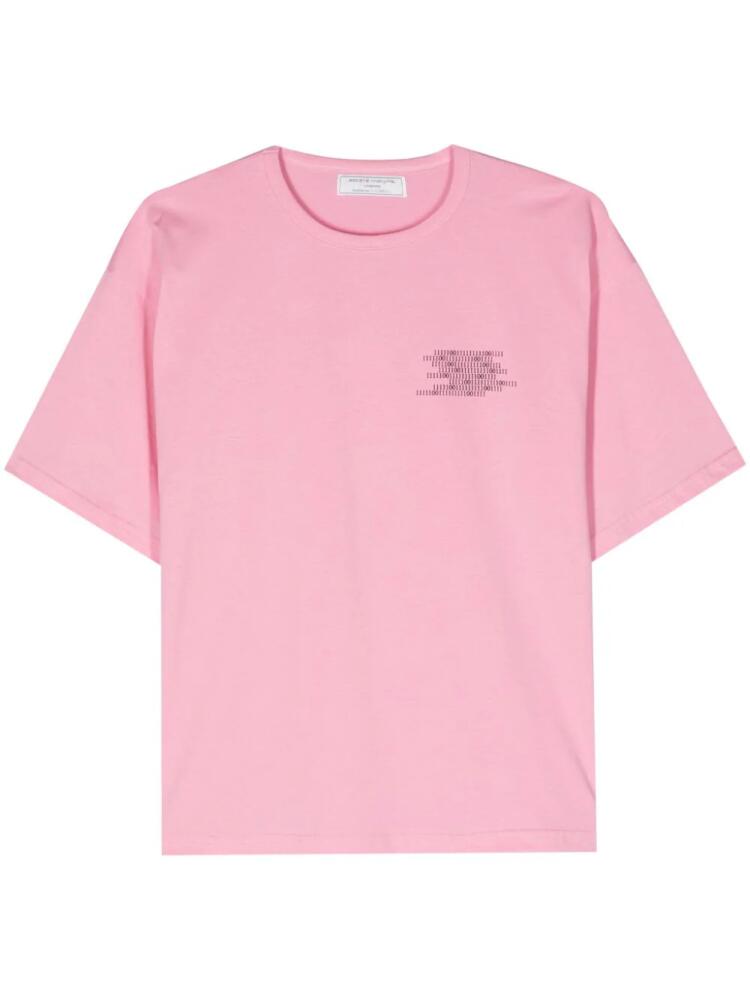 Société Anonyme Bas cotton T-shirt - Pink Cover