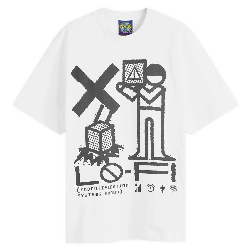 Lo-Fi Men's Identification T-Shirt in White Cover