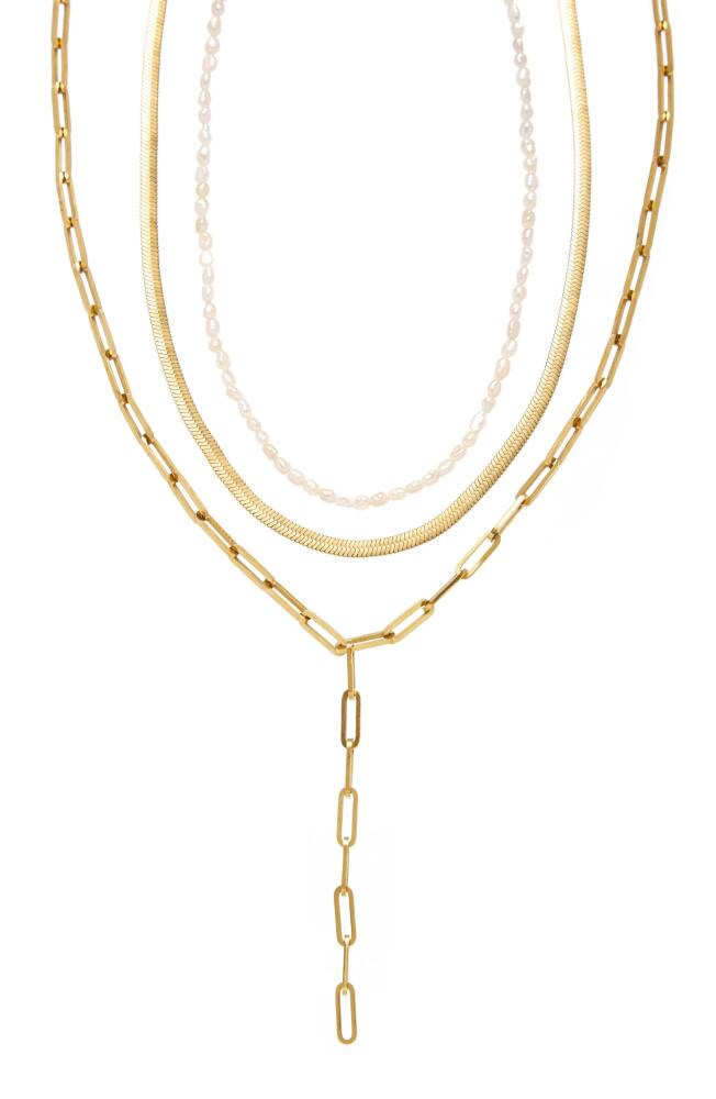 st. Moran Harlow Set of 3 Necklaces in White Cover