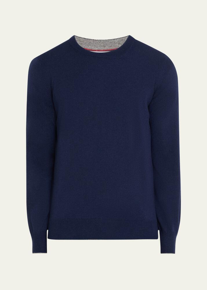 Brunello Cucinelli Men's Cashmere Crewneck Sweater Cover