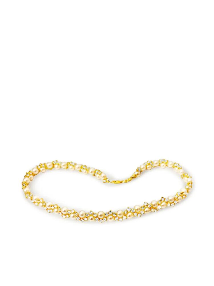 Hzmer Jewelry faux-pearl necklace - Gold Cover