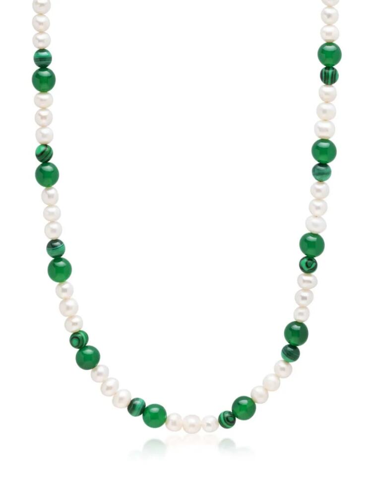 Nialaya Jewelry freshwater-pearl choker necklace - Green Cover