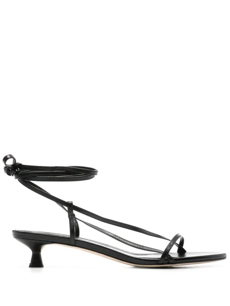 Aeyde Paige 45mm sandals - Black Cover