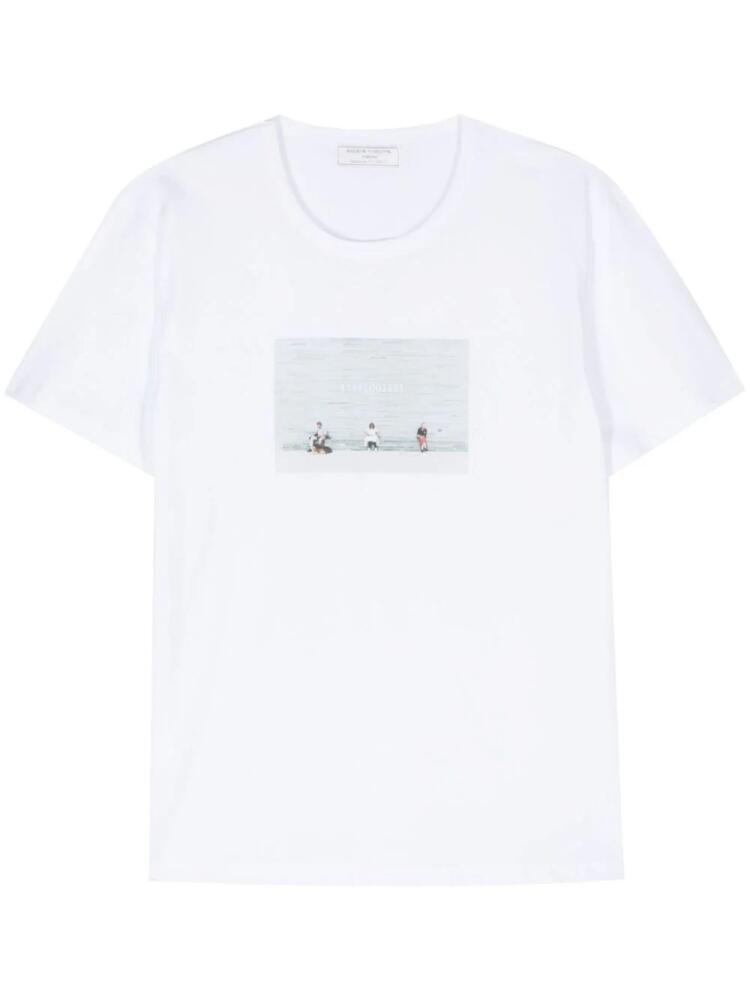 Société Anonyme Strangers cotton T-shirt - White Cover