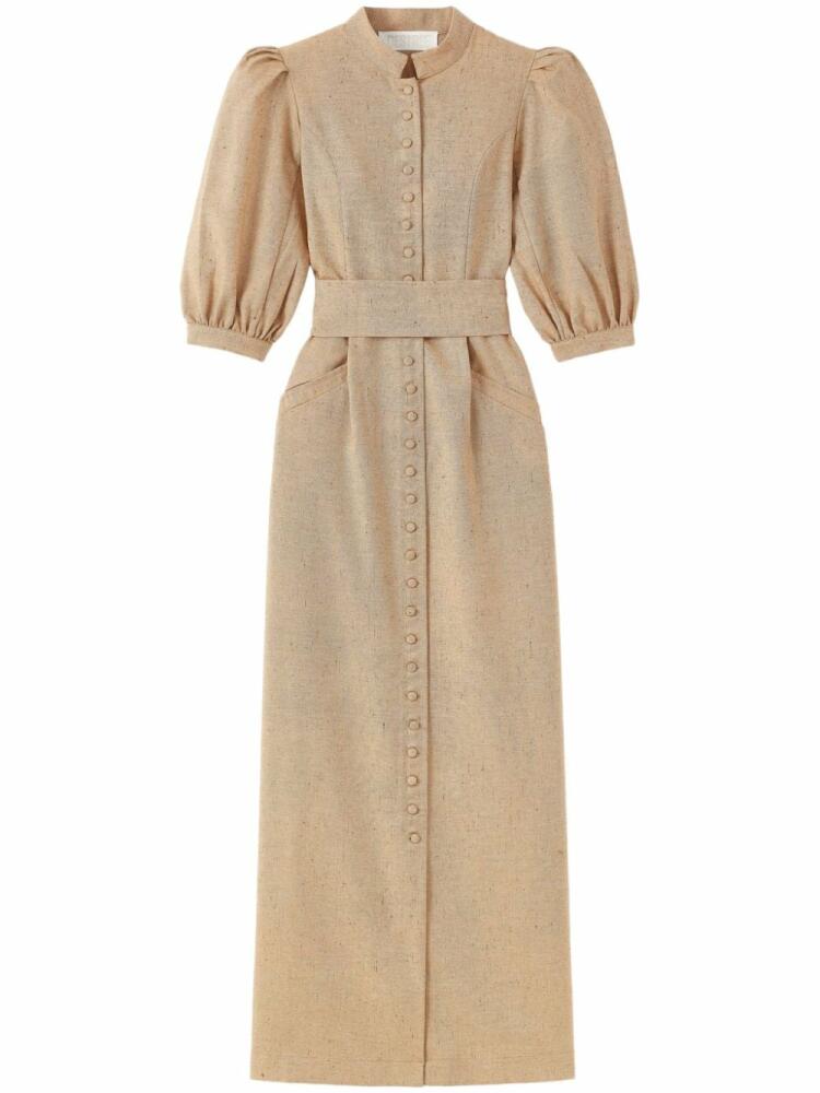 DESTREE Amoako midi dress - Neutrals Cover