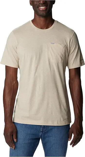 Columbia Thistletown Hills Pocket Tee (Ancient Fossil Heather) Men's Clothing Cover