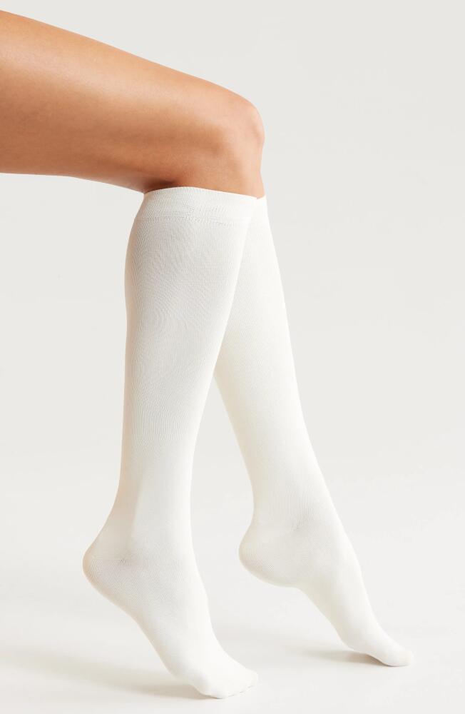 Nordstrom Opaque Knee High Socks in Ivory Cover