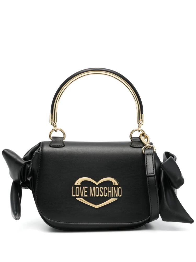 Love Moschino logo-lettering tote bag - Black Cover