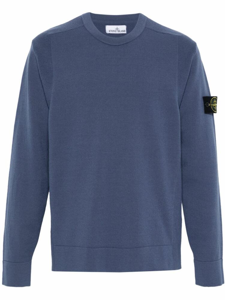 Stone Island Compass-badge sweater - Blue Cover