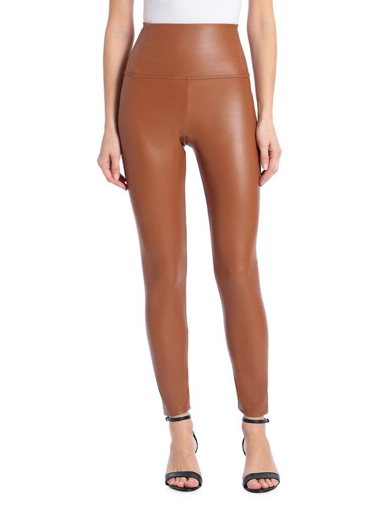 Bagatelle Women's Banded Stretch Pants - Cognac Cover