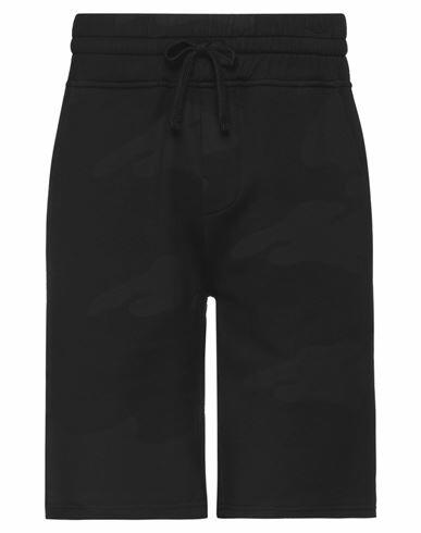 Hydrogen Man Shorts & Bermuda Shorts Black Cotton Cover