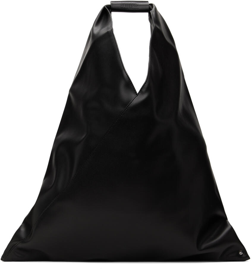 MM6 Maison Margiela Black Classic Medium Tote Cover