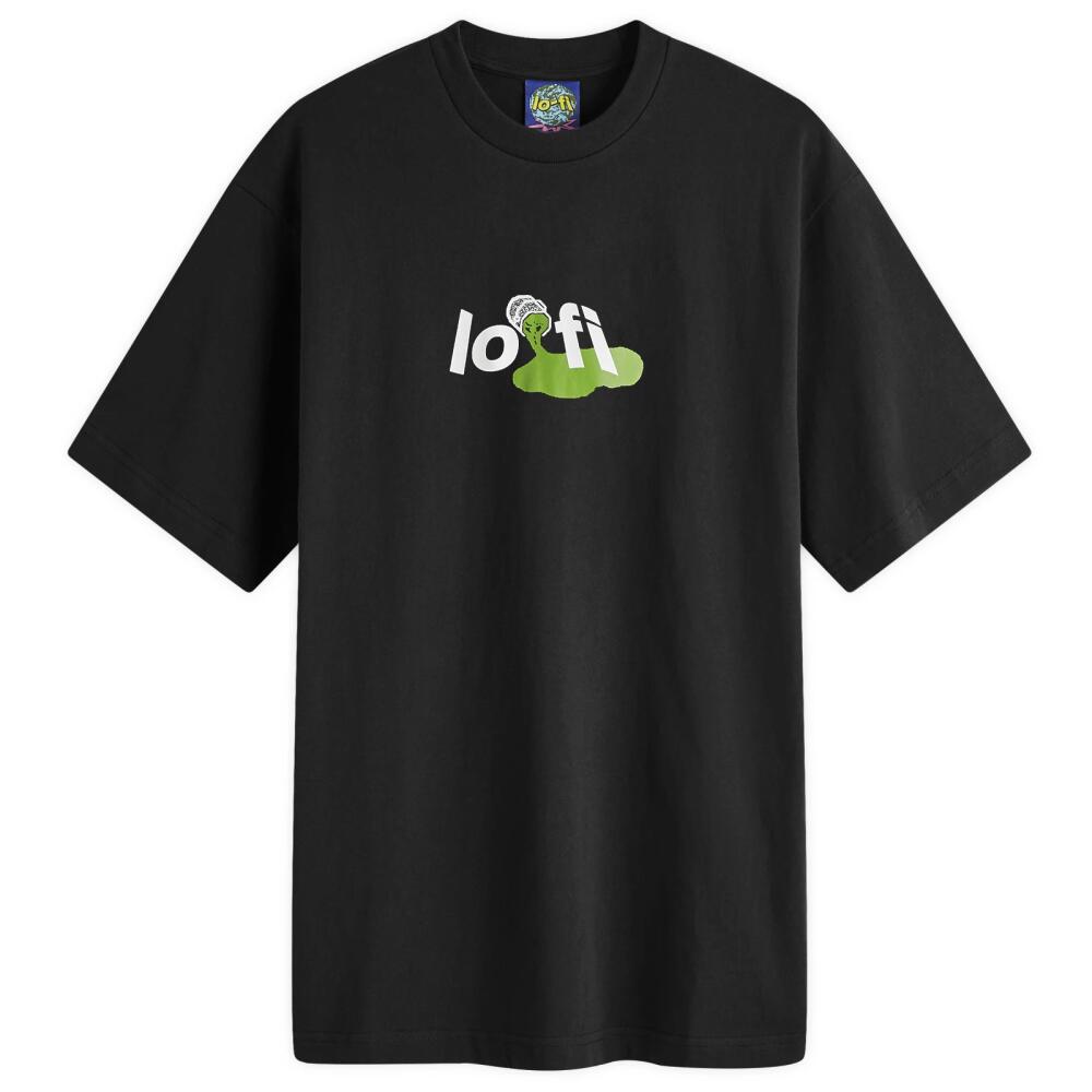 Lo-Fi Men's Paint Logo T-Shirt in Black Cover