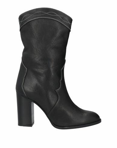 Marc Ellis Woman Ankle boots Black Leather Cover