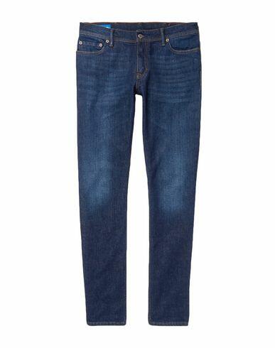 Acne Studios Man Jeans Blue Cotton, Elastane Cover