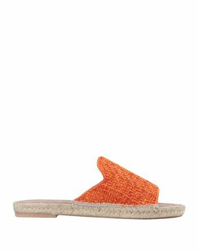 Mychalom Woman Espadrilles Orange Textile fibers Cover