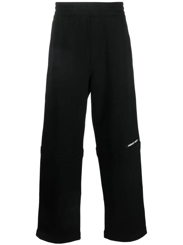 AMBUSH panelled straight-leg trousers - Black Cover