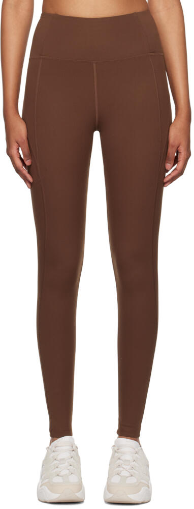 Girlfriend Collective Brown Compressive Leggings Cover