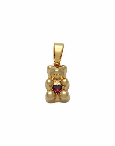 Crystal Haze Woman Pendant Gold Brass, 750/1000 gold plated, Cubic zirconia Cover