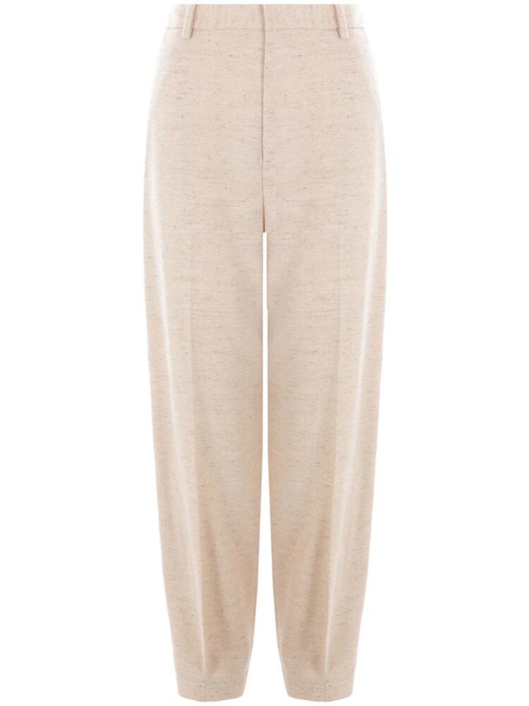 Loro Piana tweed straight-leg trousers - Neutrals Cover