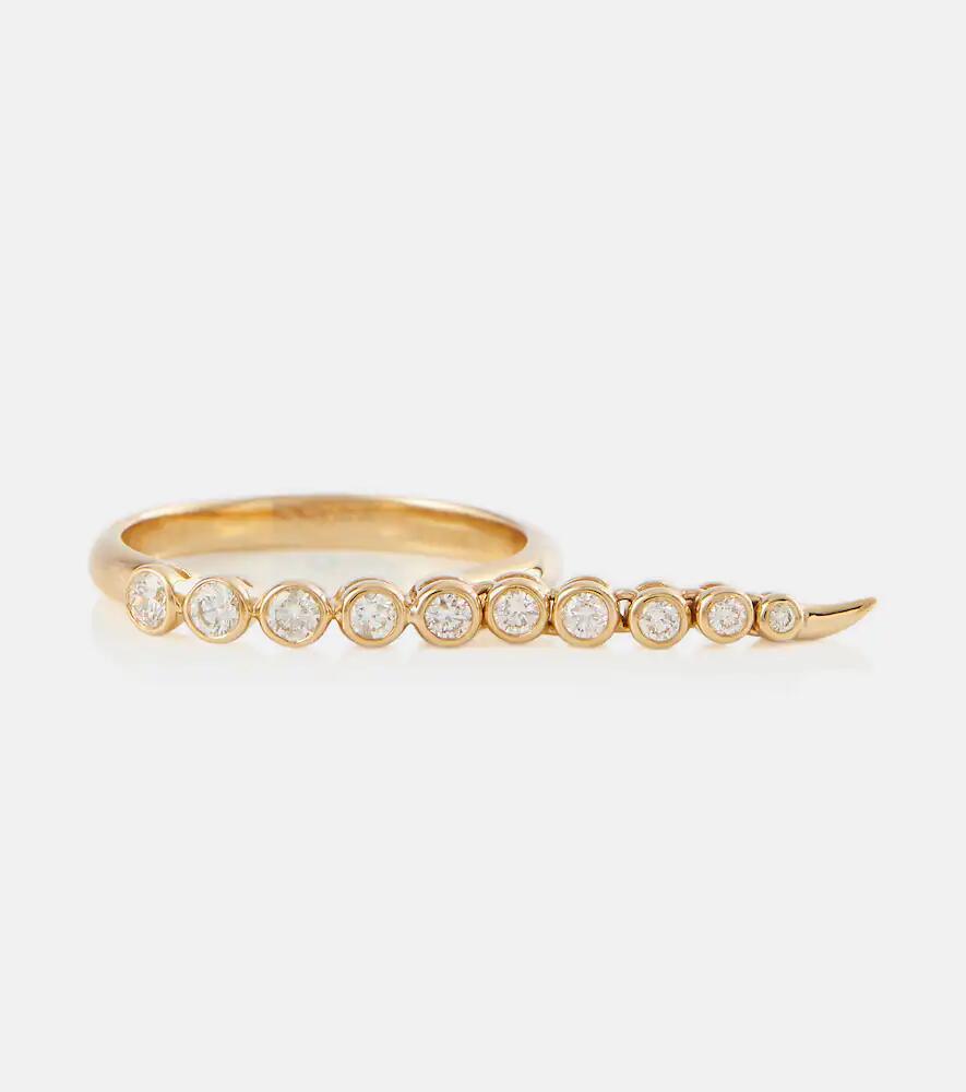 Ondyn Salinas 14kt yellow gold ring with diamonds Cover