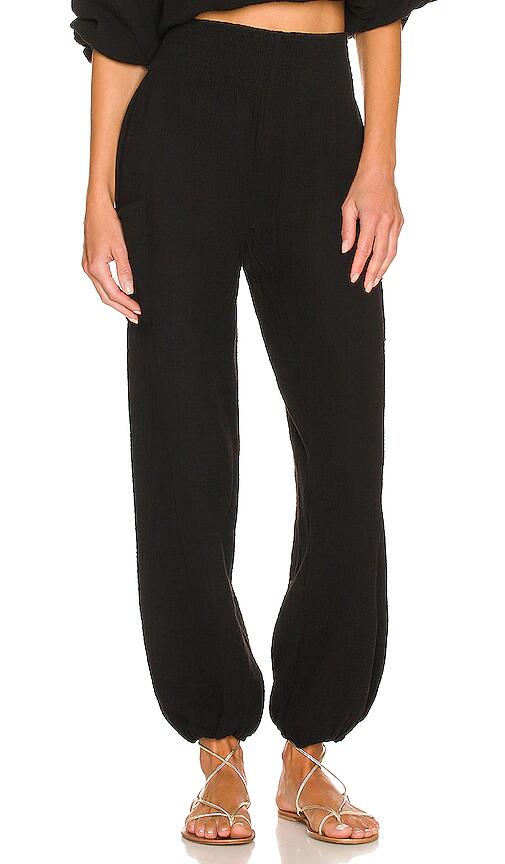 Bobi Relaxed Pant in Black Cover