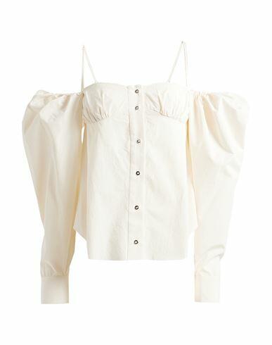 Marques' Almeida Woman Shirt Beige Organic cotton Cover