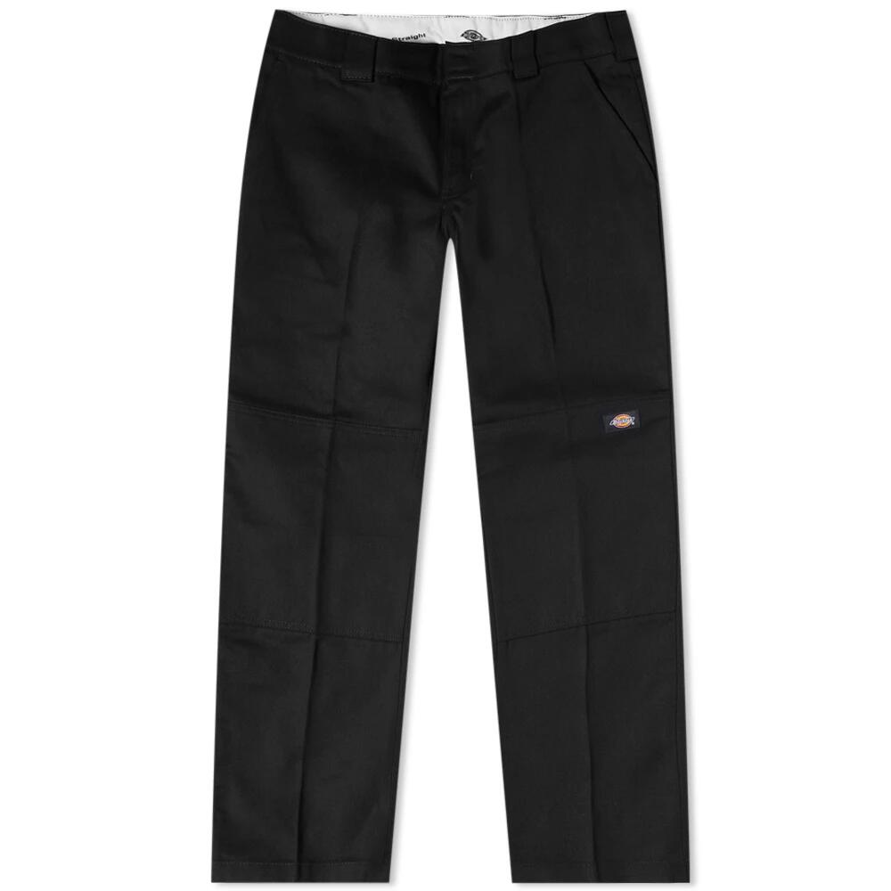 Dickies Men's Slim Straight Double Knee Pant in Black Cover