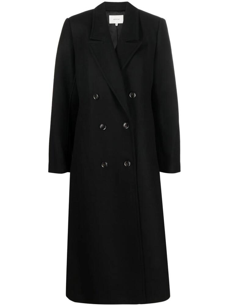 Gestuz double-breasted coat - Black Cover