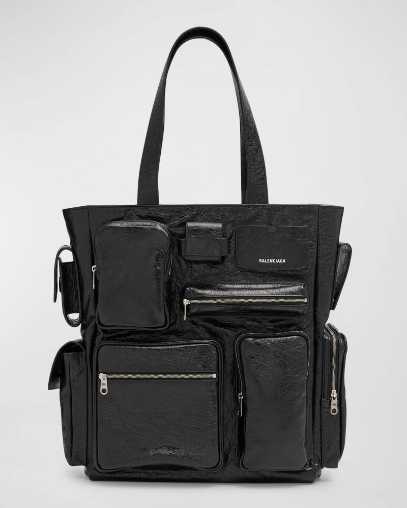 Balenciaga Men's Superbusy Multi-Pocket Tote Bag Cover