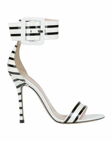 Marc Ellis Woman Sandals White Leather Cover