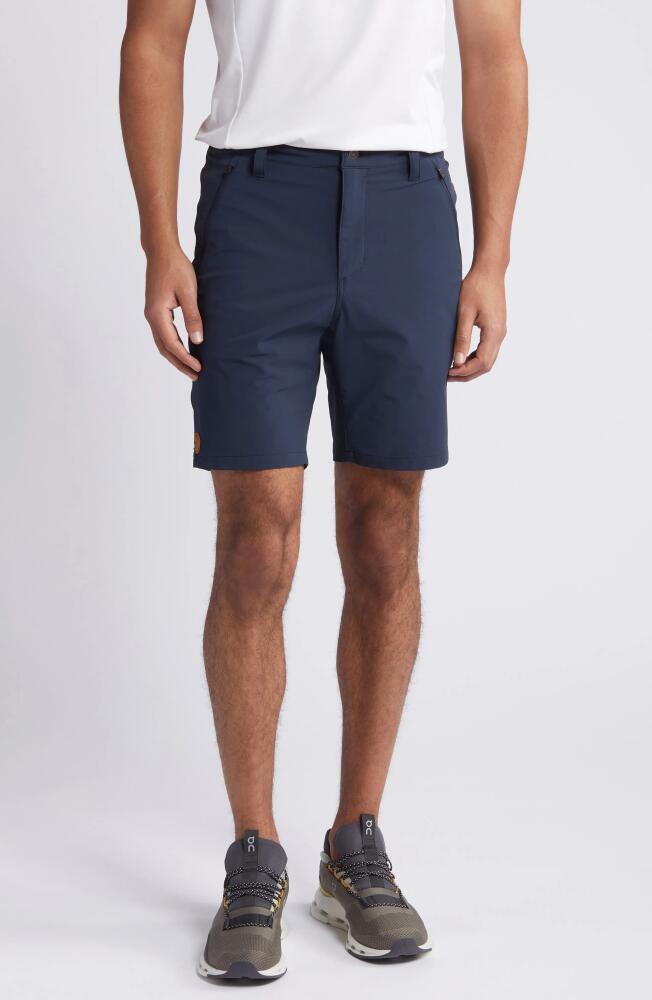 Fjällräven Abisko Trail Stretch Shorts in Dark Navy Cover