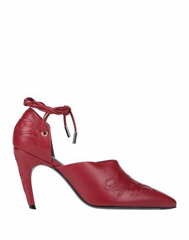 Roger Vivier Woman Pumps Brick red Soft Leather Cover