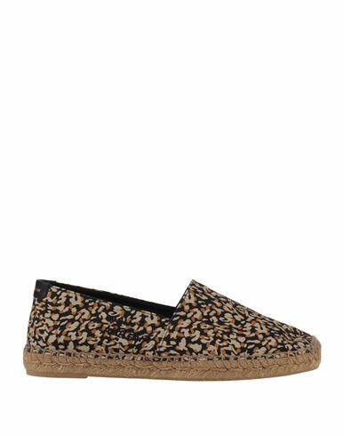 Saint Laurent Man Espadrilles Beige Soft Leather, Textile fibers Cover