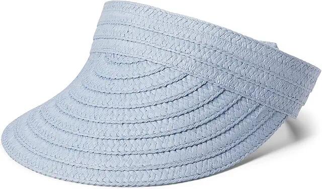 Madewell Packable Braided Straw Visor (Distant Peri) Casual Visor Cover