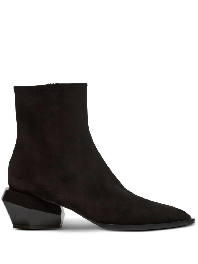 Balmain Billy suede ankle boots - Black Cover