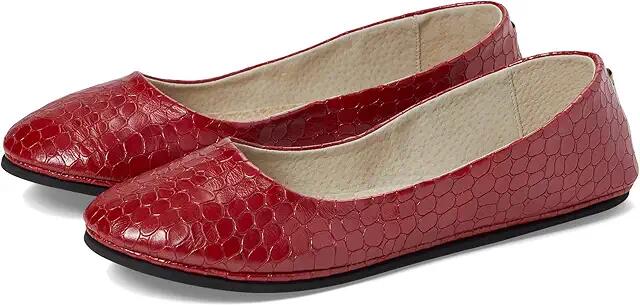 French Sole Sloop (Red Croco Leather) Women's Shoes Cover