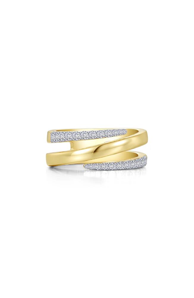 Lafonn Two-Tone Simulated Diamond Wrap Ring in White Cover