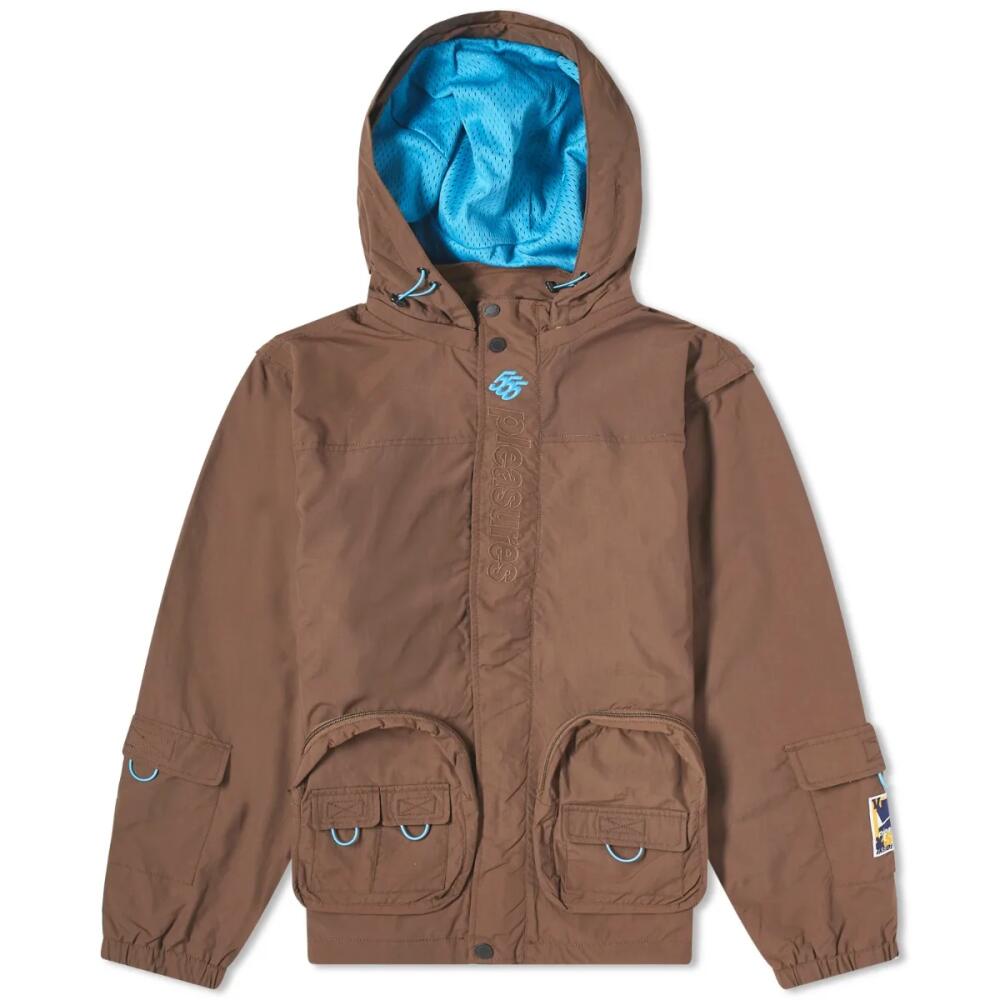 Pleasures Men's x 555 Triple Modular Jacket in Coffee Cover