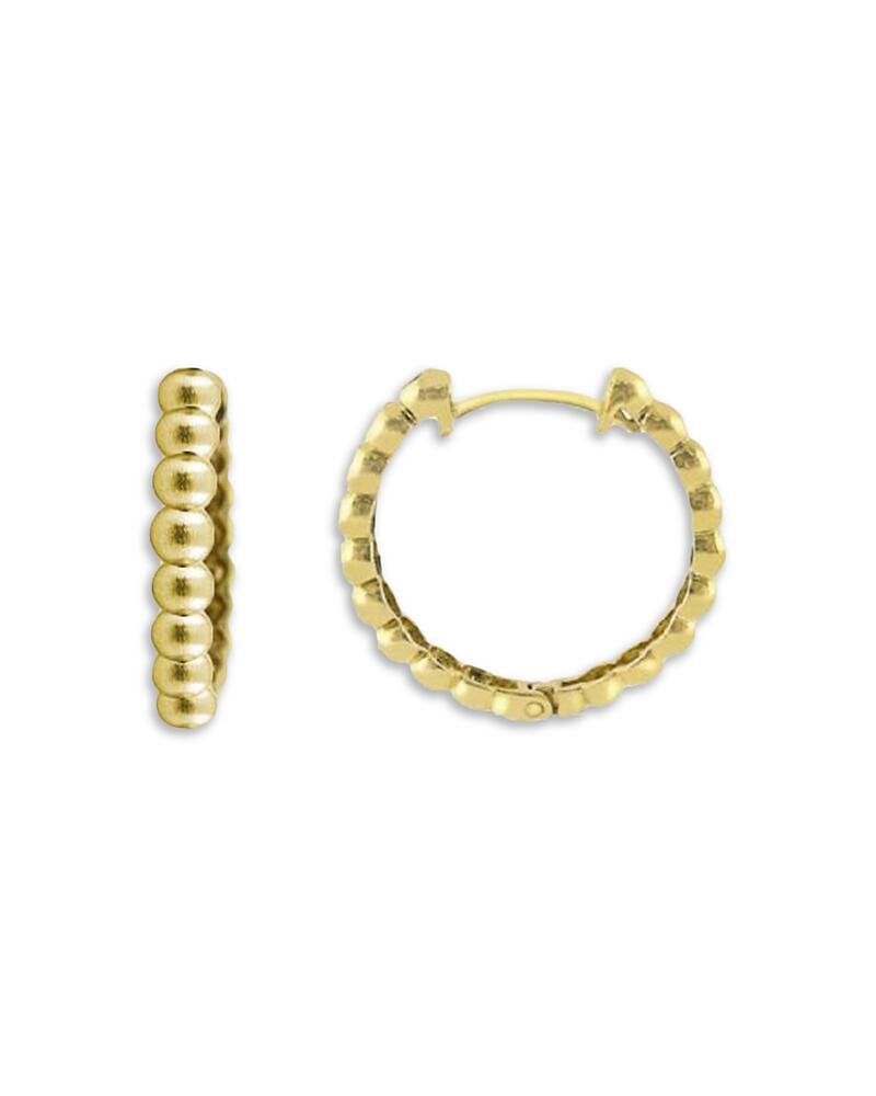 Meira T 14K Yellow Gold Beaded Hoop Earrings Cover