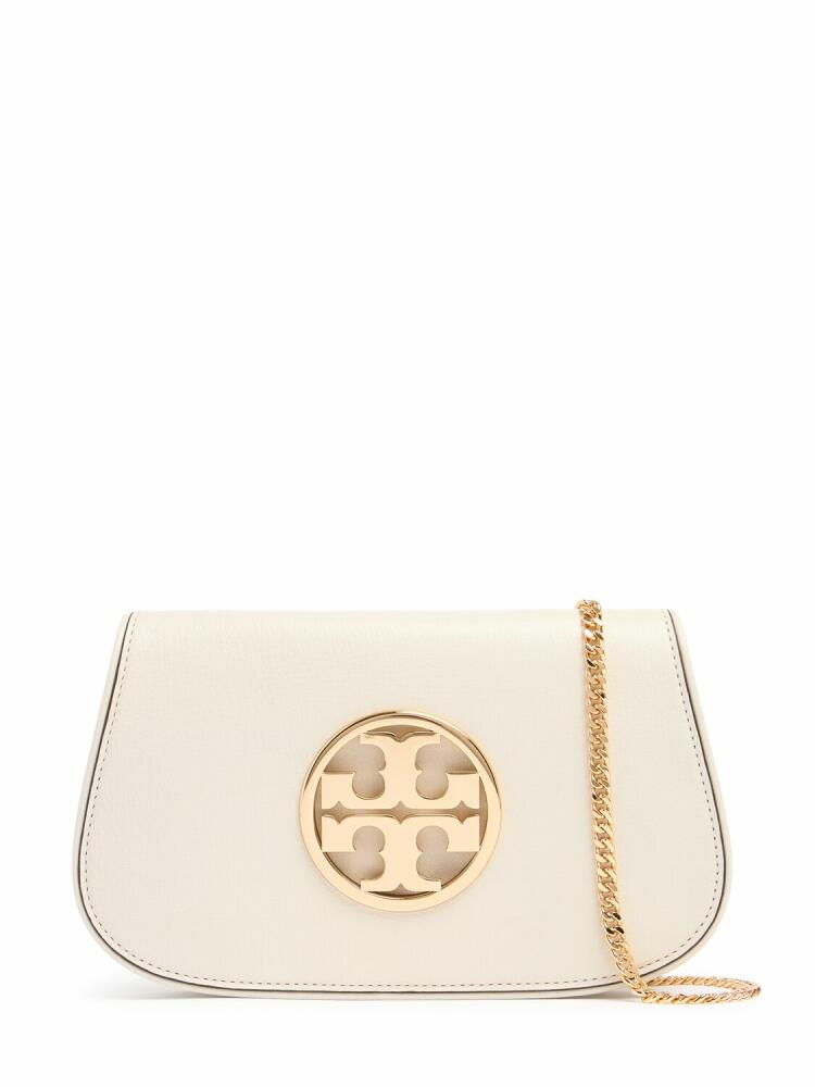 TORY BURCH Reva Leather Clutch Cover