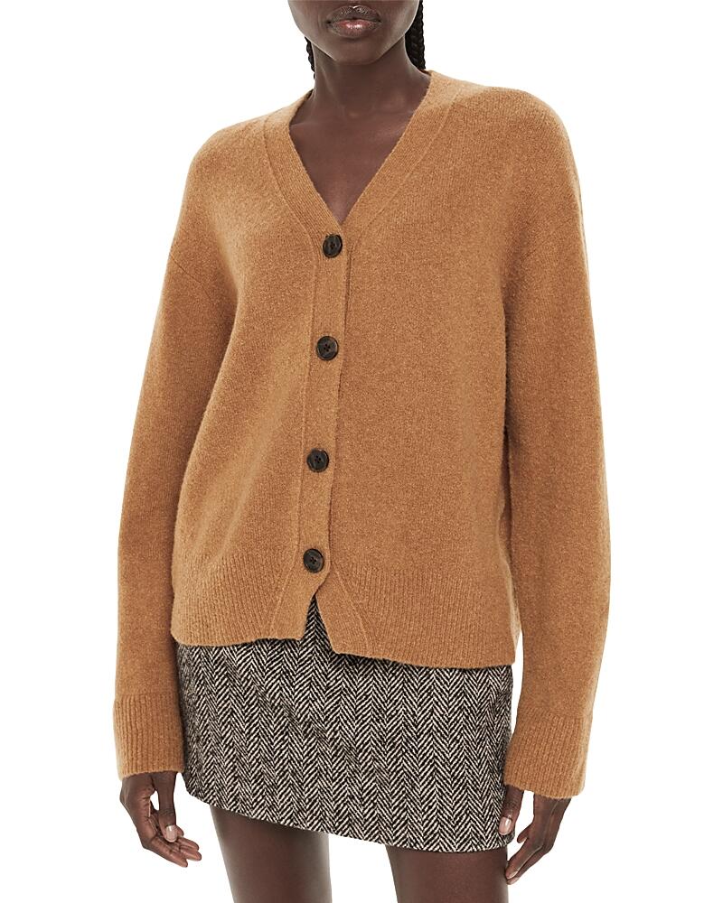 Whistles Textured Placket Cardigan Cover