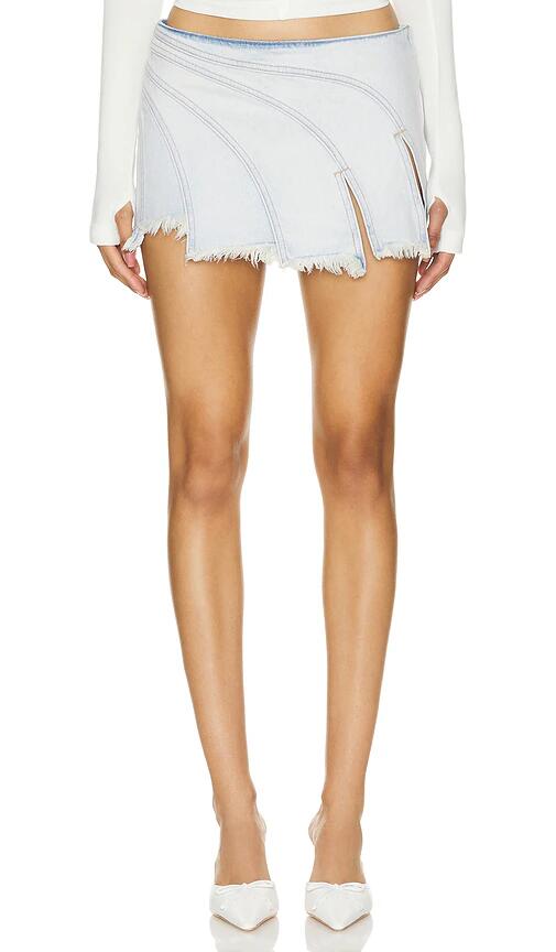 EB Denim Sorriso Mini Skirt in Blue Cover