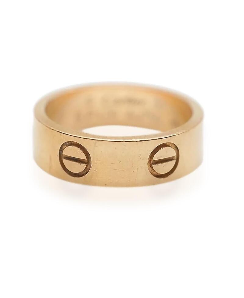 Pre-Owned Cartier Love 18K Rose Gold Ring Cover