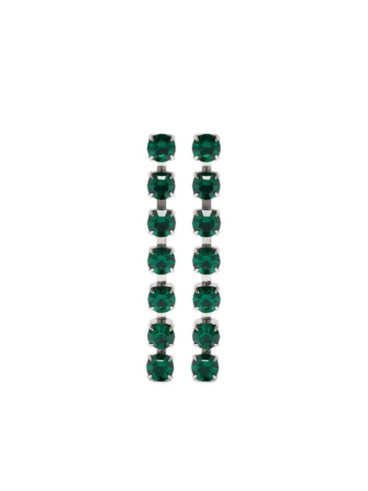 Forte Forte crustal-embellished earrings - Green Cover