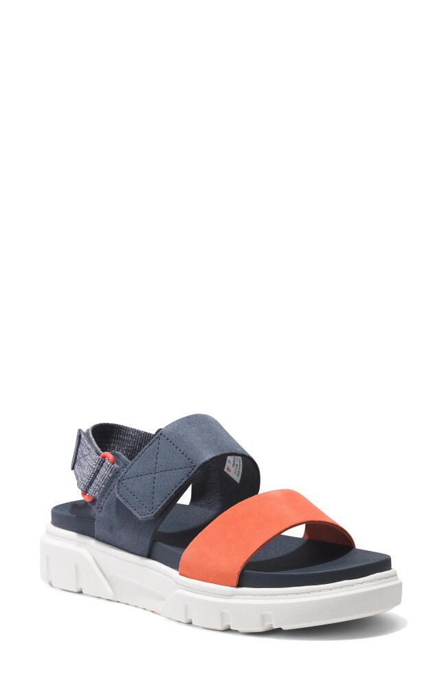 Timberland Greyfield 2 Sandal in Dark Blue Suede Cover