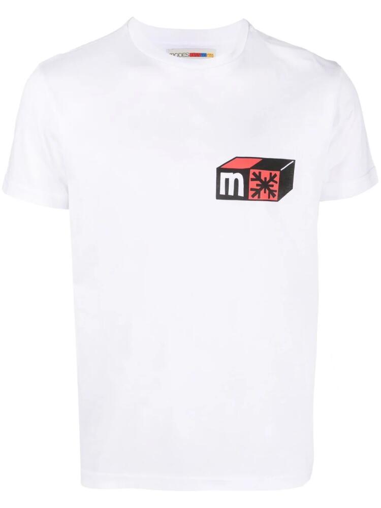 MODES GARMENTS graphic-print cotton T-shirt - White Cover