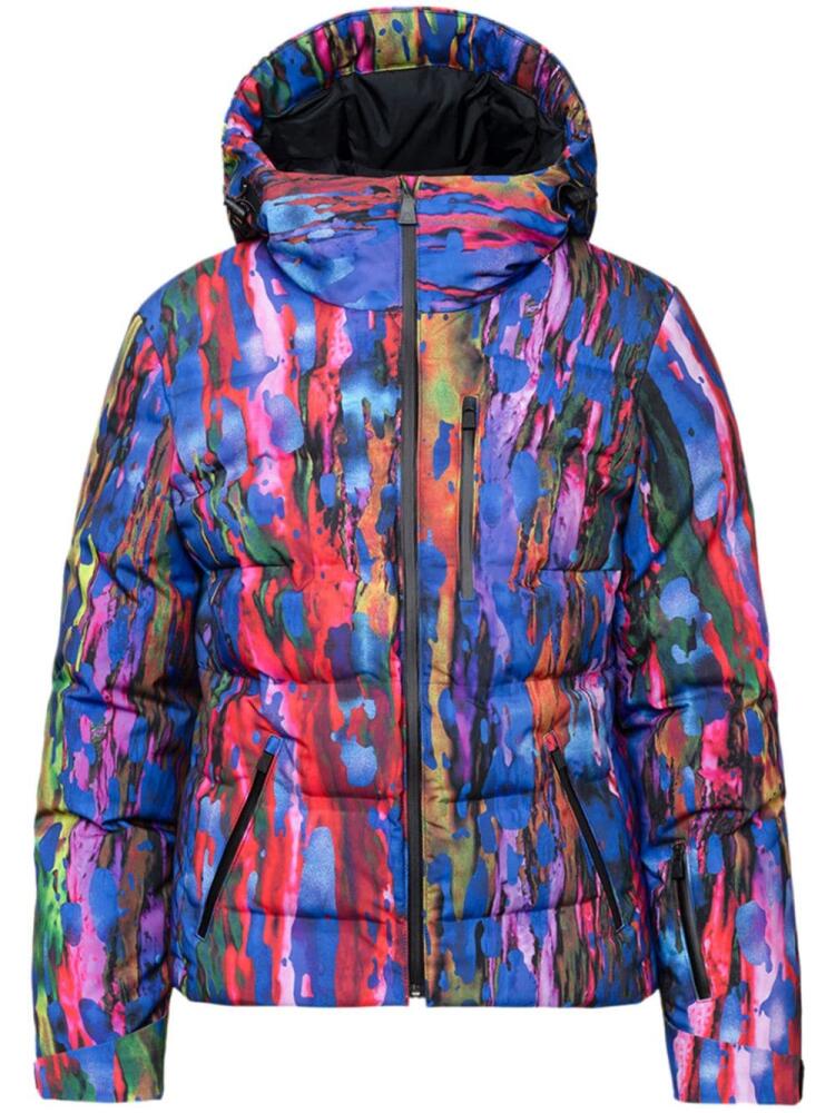 Aztech Mountain Nuke abstract-print padded jacket - Blue Cover