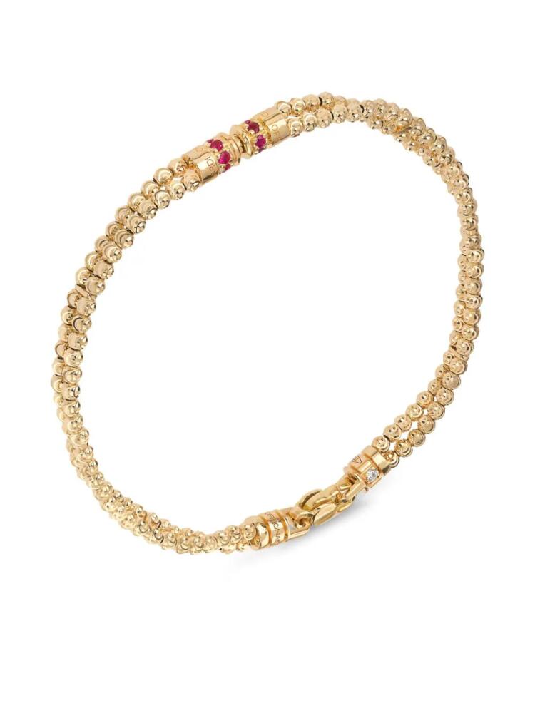 Officina Bernardi 18kt yellow gold Moon ruby bracelet Cover