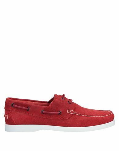 Angelo Pallotta Man Loafers Red Soft Leather Cover